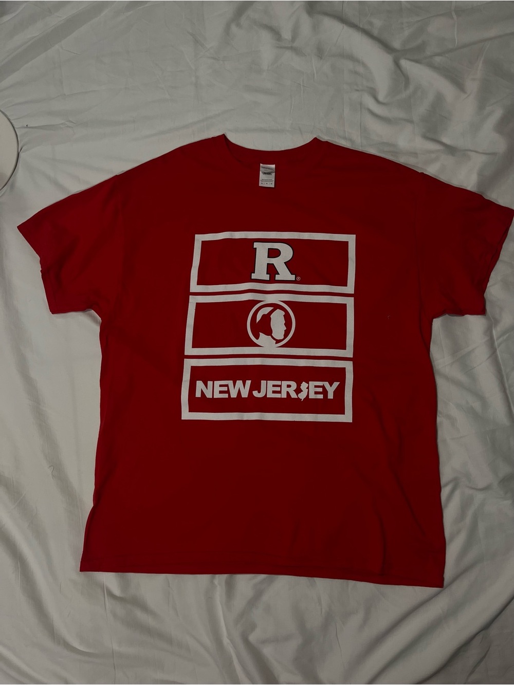 Rutgers University New Jersey Red Graphic T-Shirt XL